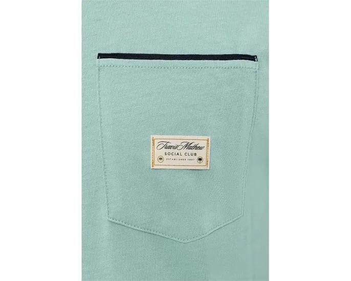 Футболка Social Club от TravisMathew с накладным карманом из мягкого хлопка