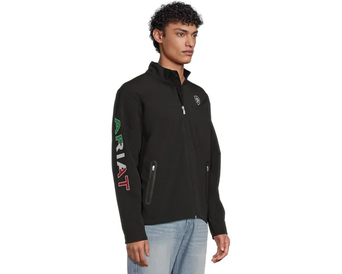 Ariat куртка New Team Softshell Mexico с флисовой подкладкой