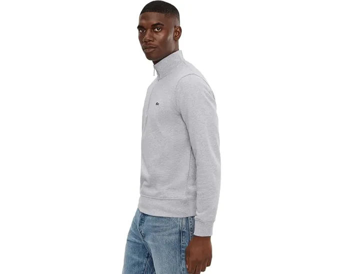 Толстовка Lacoste High Neck Zipped Fleece с высоким воротником на молнии