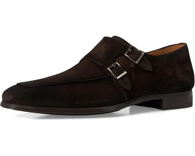 Лоферы Magnanni 23696-00 с двойной пряжкой из водоотталкивающей кожи