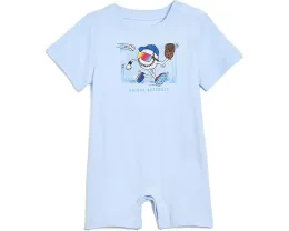 Комбинезон adidas Kids с короткими рукавами и принтом бейсбольного талисмана из мягкого хлопка