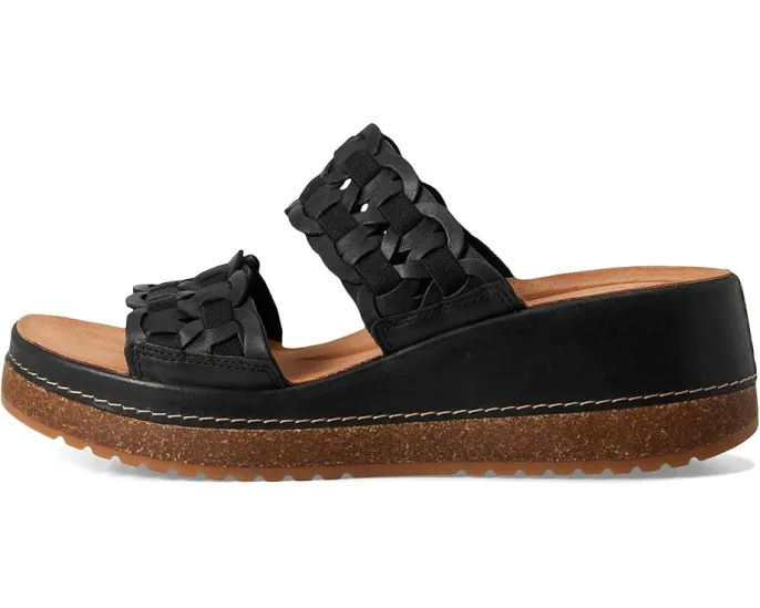 Сандалии-мюли Clarks Kassanda Mule с плетеной платформой