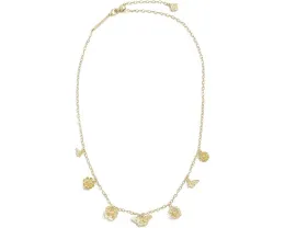Колье Kendra Scott Cailey с подвесками-шармами в виде бабочек и цветов