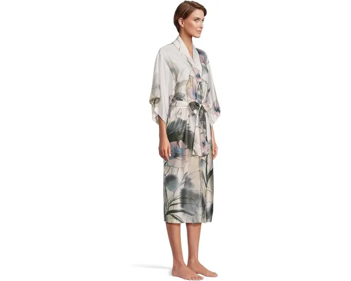 Халат Natori Hiyaku с лацканами и поясом