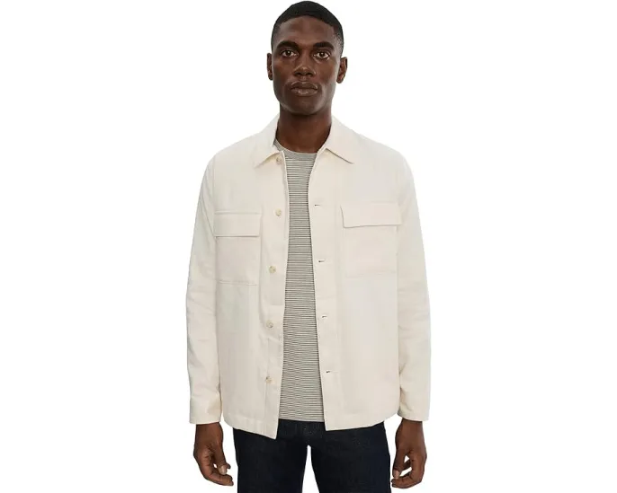 Куртка Vince Chore из стрейч-льна с накладными карманами