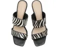Босоножки Sutton Zebra Haircalf от Cinq à Sept с квадратным носком