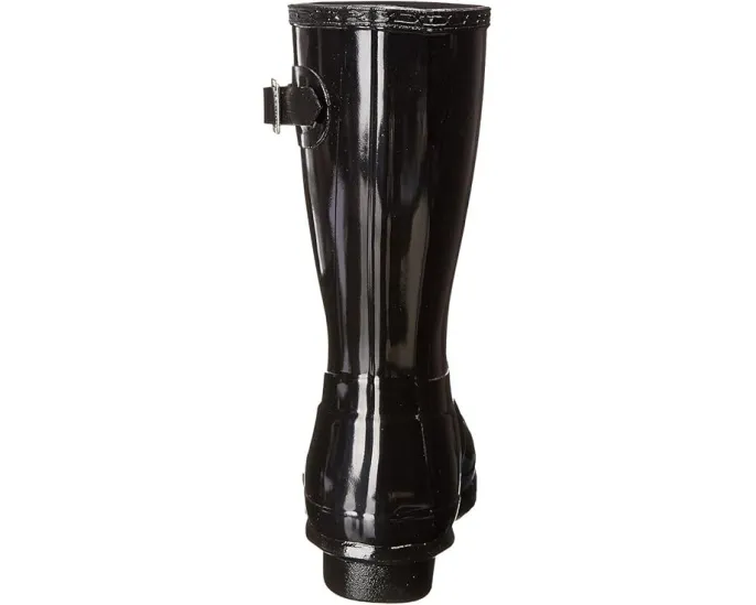 Резиновые сапоги Hunter Original Short Gloss укороченные с декором