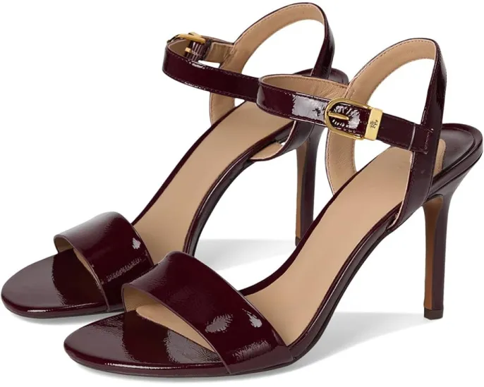 Босоножки Lauren Ralph Lauren Gwen из жатой лаковой кожи