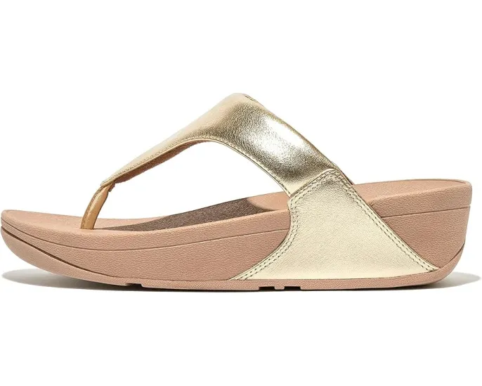 Сандалии FitFlop Lulu Leather Toe Post с анатомической стелькой Microwobbleboard