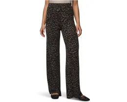 Splendid Уютные брюки Leopard Sweater с леопардовым принтом и эластичным поясом