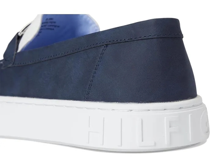 Лоферы Tommy Hilfiger Wilfer с металлическим логотипом и кожаной подошвой