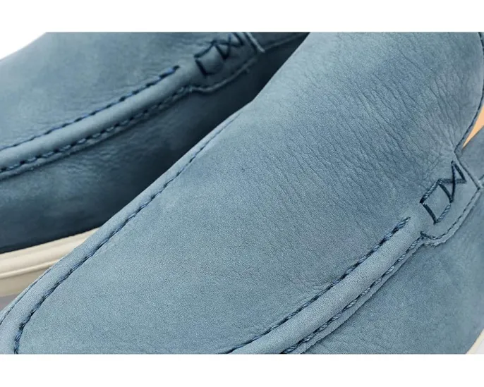 Peter Millar Excursionist лоферы из нубука с круглым носком