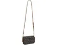 Сумка GUESS Noelle II кроссбоди с клапаном и органайзером черная