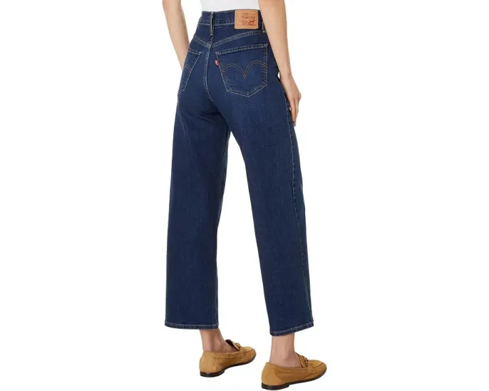 Джинсы Levi's Premium High-Rise Wide Leg свободные с высокой посадкой