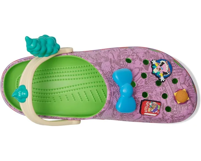 Кроксы The Simpsons Krusty Classic Clog с 6 аксессуарами Jibbitz