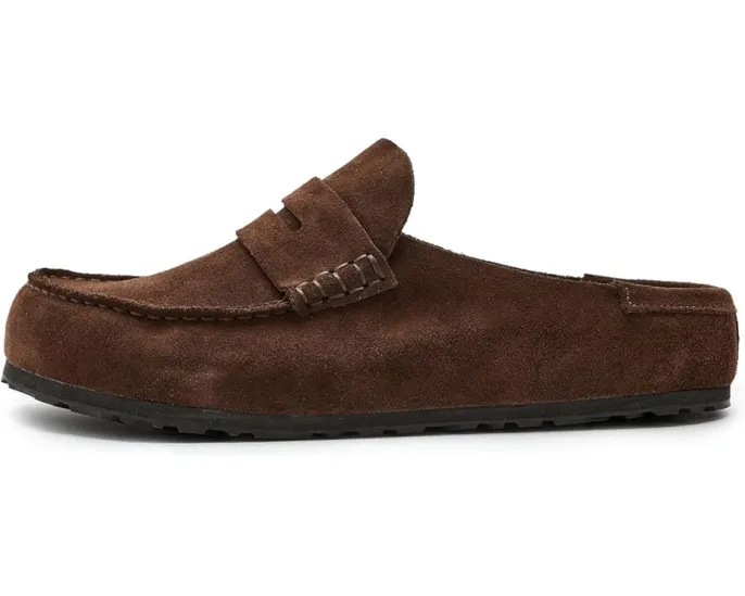 Биркенштоки Naples Wrapped Bold Grip из замши с контурной стелькой