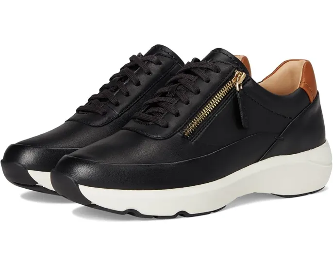 Кроссовки Clarks Tivoli Zip с боковой молнией и стелькой Contour Cushion