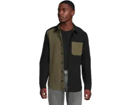 Рубашка L.L.Bean Signature 1933 из замши с длинным рукавом и смешанными материалами