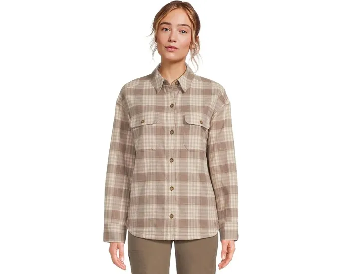 Royal Robbins куртка-рубашка Vista Flannel с утеплителем и карманами для рук