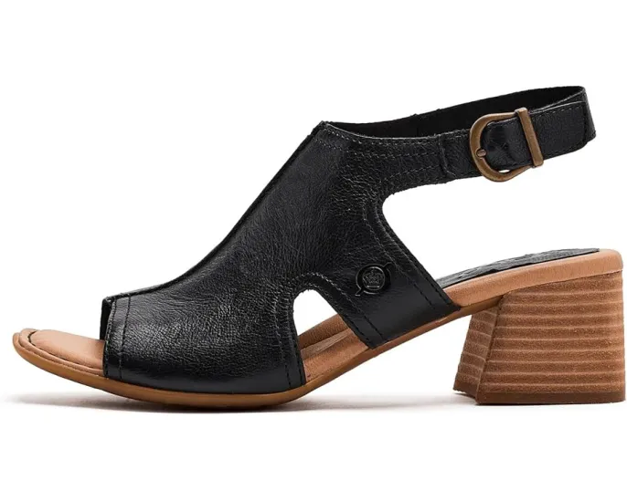 Сандалии Born Swinton с каблуком из натурального дерева