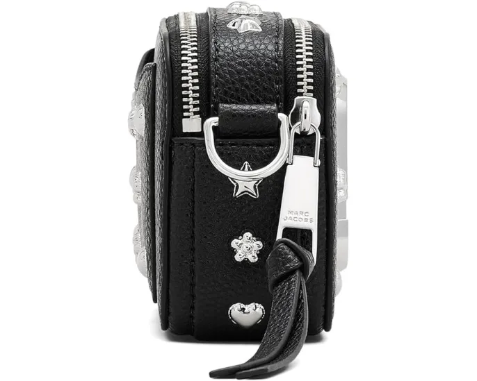 Мини сумка The Mini Icon Stud Snapshot с заклепками и съемным ремнем Marc Jacobs