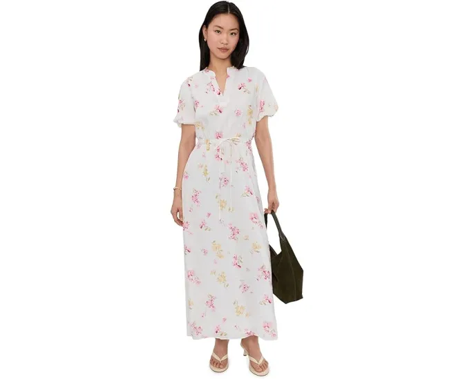 Vince Camuto макси-платье с рукавами-фонариками и цветочным принтом на запахе