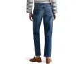 Джинсы Ex-boyfriend Mid-Rise Slouchy Slim AG Jeans из хлопка с эластаном
