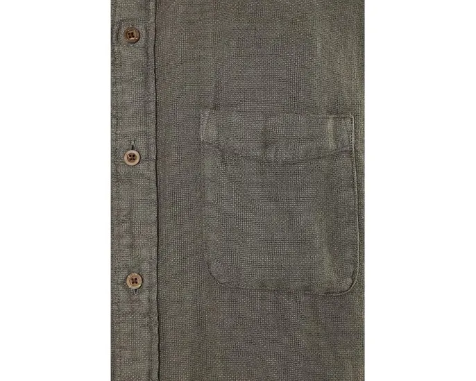 Faherty Short Sleeve Palma Linen Shirt льняная рубашка