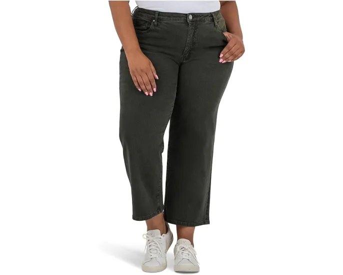 Джинсы KUT from the Kloth Plus Charlotte High Rise Wide Leg с обычным подолом