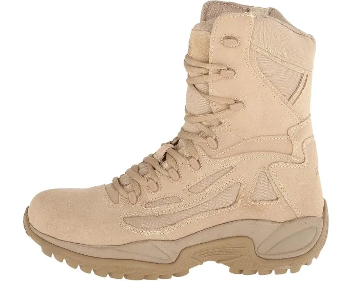 Reebok Work Rapid Response 8 дюймов ботинки Desert Tan с защитой от поражения током