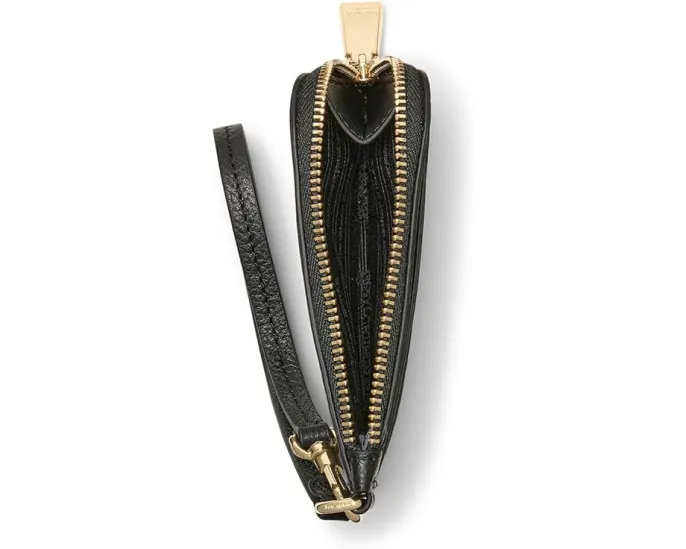 Картхолдер на запястье Devin из шагреневой кожи для монет и карт Kate Spade New York