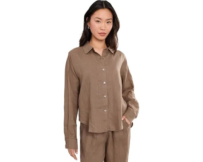 Stella Linen Button-Down