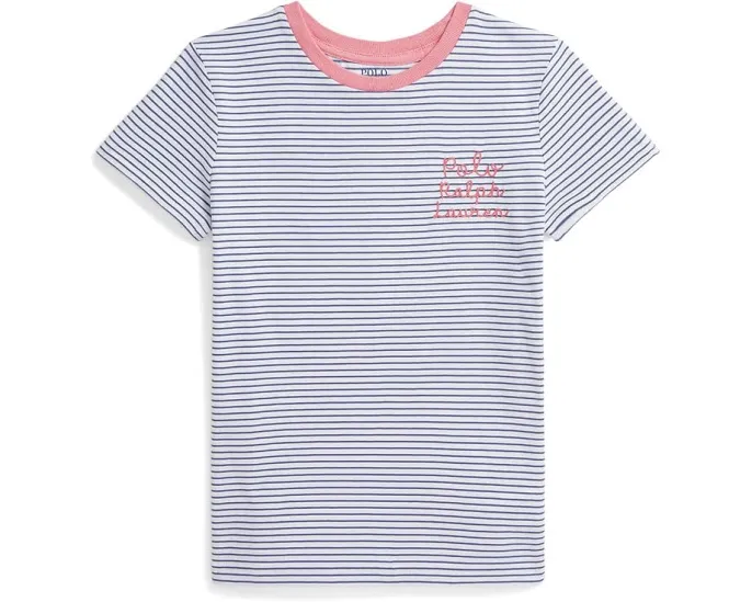 Polo Ralph Lauren футболка для мальчиков с полосатым логотипом