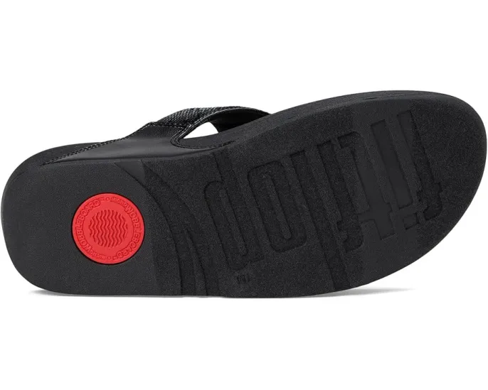 Блестящие сандалии FitFlop Lulu с микровобблбордом и стразами