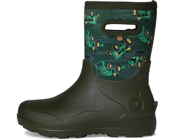 Детские сапоги Bogs Kids York Seamless с принтом тракторов и водонепроницаемым верхом
