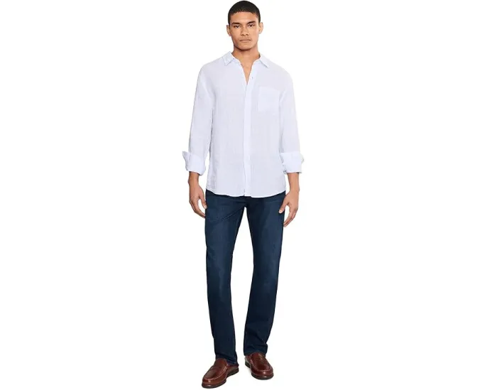Джинсы Paige Federal Transcend Slim Straight Fit 32 дюйма из денима Russ