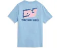 Детская футболка Vineyard Vines Kids с короткими рукавами и пиксельным китом