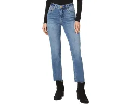 Джинсы Rachael High Rise Fab Ab Mom Raw Hem Long Inseam KUT from the Kloth с необработанным краем