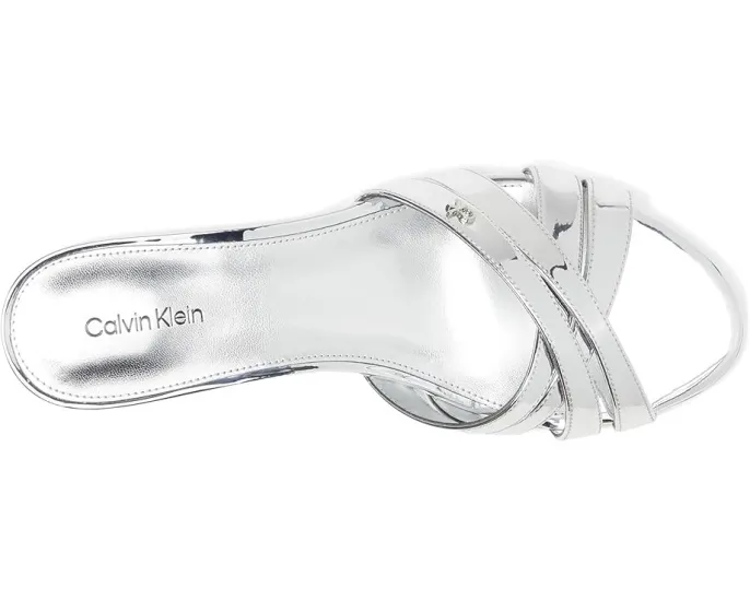 Босоножки Calvin Klein Gabbie на низком каблуке с перекрещивающимися ремешками
