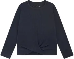 Топ Cozy Twist Front Knit с перекрученным передом от abercrombie kids