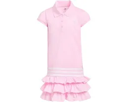 Детское платье adidas Kids с воротником-поло и рюшами