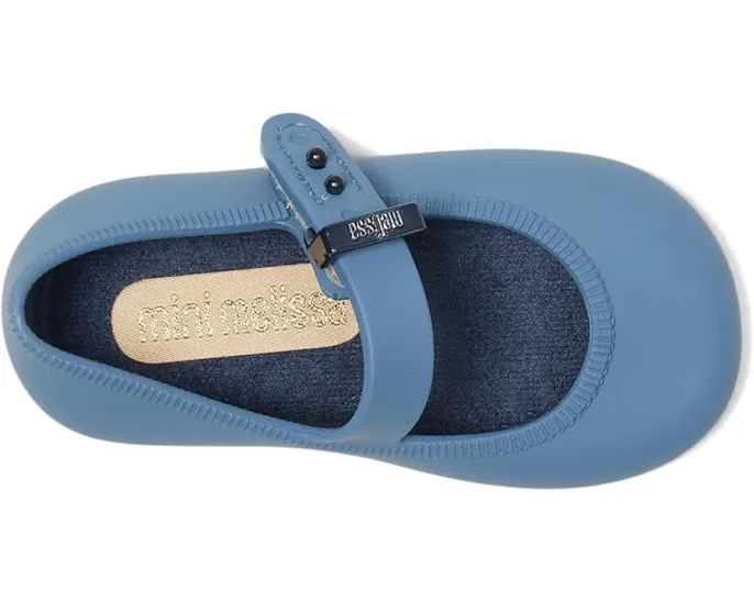 Мягкие балетки Soft Ballerina с пеной для комфорта и липучкой Mini Melissa