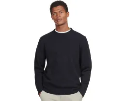 Свитер Barbour Essential Patch из чистой шерсти мериноса с кожаными заплатками