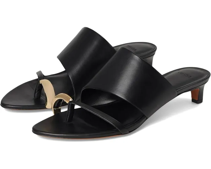 Босоножки на каблуке Vince Suzie с кольцом и широкими бретелями