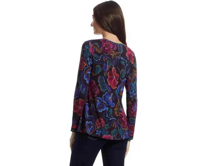 Длинная футболка с V-образным вырезом The Janie Favorite Johnny Was