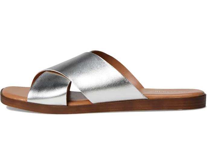 Босоножки Chai из металлизированной кожи Seychelles с перекрещивающимися бретелями