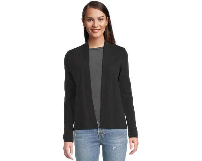 Кардиган Lilla P классический с открытой передней частью