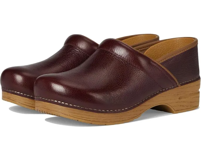 Клоги Dansko Professional с каблуком-рокером и кожаным верхом