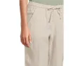 Льняные брюки L.L.Bean Premium Linen Breezy с зауженным силуэтом и разрезом по бокам
