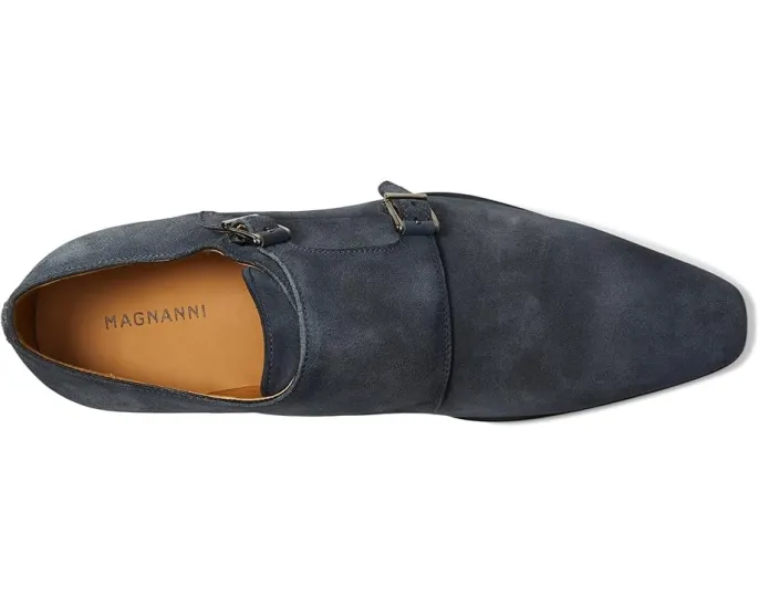 Magnanni 23037-00 туфли с двойной монашеской пряжкой и заостренным носком